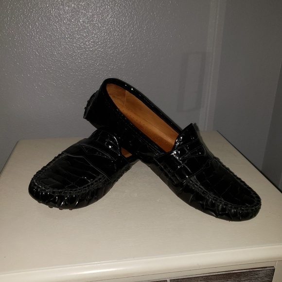 ❤️Cole-Haan❤️ black leather driving shoes - Picture 2 of 5